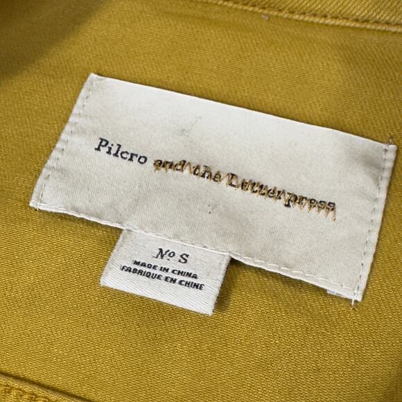 P.O.L Mustard Yellow Cropped Denim Jacket - Women’s Small - Excellent Condition - Picture 7 of 16